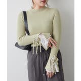 袖レース&リボンニットトップス | RMAF NICE CLAUP / OLIVE des OLIVE | 詳細画像10