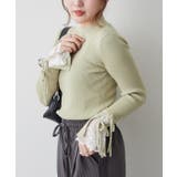 袖レース&リボンニットトップス | RMAF NICE CLAUP / OLIVE des OLIVE | 詳細画像11