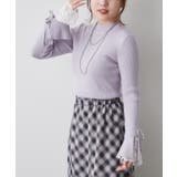 袖レース&リボンニットトップス | RMAF NICE CLAUP / OLIVE des OLIVE | 詳細画像27
