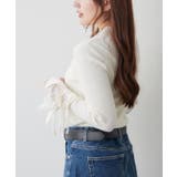 袖レース&リボンニットトップス | RMAF NICE CLAUP / OLIVE des OLIVE | 詳細画像5