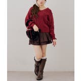 袖レースアップモールニットプルオーバー | RMAF NICE CLAUP / OLIVE des OLIVE | 詳細画像24