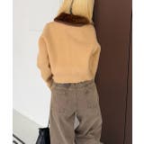 フェイクファー衿ニットカーディガン | RMAF　NICE CLAUP / OLIVE des OLIVE | 詳細画像12 