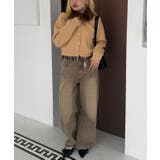フェイクファー衿ニットカーディガン | RMAF　NICE CLAUP / OLIVE des OLIVE | 詳細画像13 