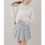 フェイクファー衿ニットカーディガン | RMAF　NICE CLAUP / OLIVE des OLIVE | 詳細画像24 