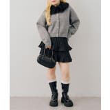フェイクファー衿ニットカーディガン | RMAF　NICE CLAUP / OLIVE des OLIVE | 詳細画像35 