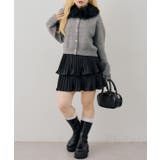 フェイクファー衿ニットカーディガン | RMAF　NICE CLAUP / OLIVE des OLIVE | 詳細画像36 