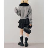 フェイクファー衿ニットカーディガン | RMAF　NICE CLAUP / OLIVE des OLIVE | 詳細画像38 