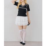 レースアップ半袖ニット | RMAF NICE CLAUP / OLIVE des OLIVE | 詳細画像8