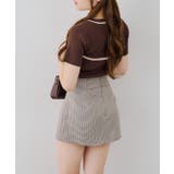 レースアップ半袖ニット | RMAF NICE CLAUP / OLIVE des OLIVE | 詳細画像13