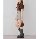 レースアップ半袖ニット | RMAF NICE CLAUP / OLIVE des OLIVE | 詳細画像16