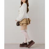 【5色展開】裾レースラメ混フェザーカーディガン | RMAF　NICE CLAUP / OLIVE des OLIVE | 詳細画像13 