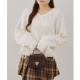 袖レースアップラメモールニット | RMAF NICE CLAUP / OLIVE des OLIVE | 詳細画像10