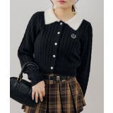 衿フェザーケーブルポロ | RMAF NICE CLAUP / OLIVE des OLIVE | 詳細画像1