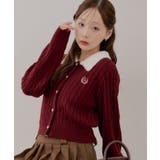 ボルドー | 衿フェザーケーブルポロ | RMAF NICE CLAUP / OLIVE des OLIVE