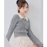グレー | 衿フェザーケーブルポロ | RMAF NICE CLAUP / OLIVE des OLIVE