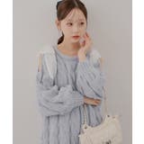 肩あきリボンニットワンピース | RMAF　NICE CLAUP / OLIVE des OLIVE | 詳細画像14 