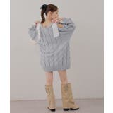 肩あきリボンニットワンピース | RMAF　NICE CLAUP / OLIVE des OLIVE | 詳細画像24 