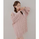 肩あきリボンニットワンピース | RMAF　NICE CLAUP / OLIVE des OLIVE | 詳細画像36 