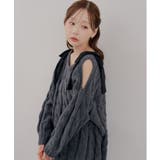 肩あきリボンニットワンピース | RMAF　NICE CLAUP / OLIVE des OLIVE | 詳細画像4 