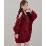 肩あきリボンニットワンピース | RMAF　NICE CLAUP / OLIVE des OLIVE | 詳細画像50 
