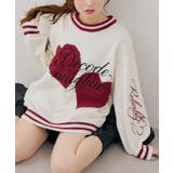 【5色展開】ハートロゴニット | RMAF NICE CLAUP / OLIVE des OLIVE | 詳細画像1