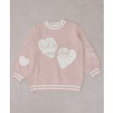 ピンク | 【5色展開】ハートロゴニット | RMAF NICE CLAUP / OLIVE des OLIVE