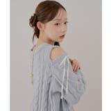 肩あきサイドリボンニットワンピース | RMAF NICE CLAUP / OLIVE des OLIVE | 詳細画像7