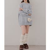 肩あきサイドリボンニットワンピース | RMAF NICE CLAUP / OLIVE des OLIVE | 詳細画像12