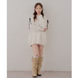 肩あきサイドリボンニットワンピース | RMAF NICE CLAUP / OLIVE des OLIVE | 詳細画像19