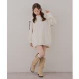 肩あきサイドリボンニットワンピース | RMAF NICE CLAUP / OLIVE des OLIVE | 詳細画像21