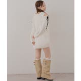 肩あきサイドリボンニットワンピース | RMAF NICE CLAUP / OLIVE des OLIVE | 詳細画像23