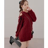 肩あきサイドリボンニットワンピース | RMAF NICE CLAUP / OLIVE des OLIVE | 詳細画像35