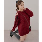 肩あきサイドリボンニットワンピース | RMAF NICE CLAUP / OLIVE des OLIVE | 詳細画像36