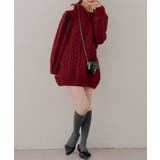 肩あきサイドリボンニットワンピース | RMAF NICE CLAUP / OLIVE des OLIVE | 詳細画像43