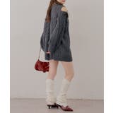 肩あきサイドリボンニットワンピース | RMAF NICE CLAUP / OLIVE des OLIVE | 詳細画像48