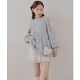 肩あきサイドリボンニットワンピース | RMAF NICE CLAUP / OLIVE des OLIVE | 詳細画像5
