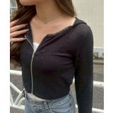 ブラック系 | 【UVカット】紫外線を90%カット!ロゴ刺繍 UVカットパーカー | RMAF NICE CLAUP / OLIVE des OLIVE