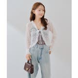 【セットアイテム】レースカーディガン×カップ付きレースキャミ | RMAF　NICE CLAUP / OLIVE des OLIVE | 詳細画像8 