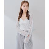 【セットアイテム】レースカーディガン×カップ付きレースキャミ | RMAF　NICE CLAUP / OLIVE des OLIVE | 詳細画像31 