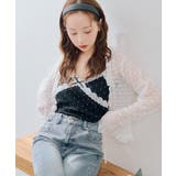 【セットアイテム】レースカーディガン×カップ付きレースキャミ | RMAF　NICE CLAUP / OLIVE des OLIVE | 詳細画像48 
