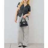 【レース ドット柄 ボーダー】ドロスト半袖ジップアップパーカー | RMAF NICE CLAUP / OLIVE des OLIVE | 詳細画像12