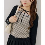 ベージュ系 | アンサンブル風ドッキングプルオーバー | RMAF NICE CLAUP / OLIVE des OLIVE