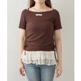 脇ドロストトップス&裾レースキャミ | RMAF　NICE CLAUP / OLIVE des OLIVE | 詳細画像13 