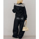 【セットアップ対応】キラリと刺繍ロゴファーショートパーカー | RMAF NICE CLAUP / OLIVE des OLIVE | 詳細画像8