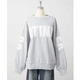 トップグレー | 【裏起毛】でかファーロゴスウェット | RMAF NICE CLAUP / OLIVE des OLIVE