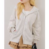 オートミール | 【裏起毛】でかファーロゴジップアップパーカー | RMAF NICE CLAUP / OLIVE des OLIVE