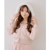【セットアップ対応】ラインストーンショートファーパーカー | RMAF NICE CLAUP / OLIVE des OLIVE | 詳細画像9