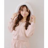 ピンク | 【セットアップ対応】ラインストーンショートファーパーカー | RMAF NICE CLAUP / OLIVE des OLIVE