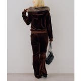 【セットアップ対応】フェイクファー付ベロアパーカー | RMAF NICE CLAUP / OLIVE des OLIVE | 詳細画像11