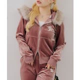 【セットアップ対応】フェイクファー付ベロアパーカー | RMAF NICE CLAUP / OLIVE des OLIVE | 詳細画像13